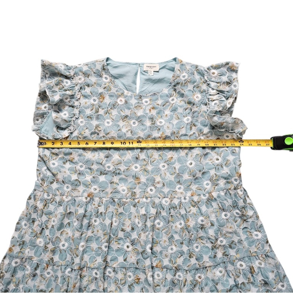Orange Creek Los Angeles Dress with Gray and White Floral Pattern Sz 2X - Picture 7 of 10